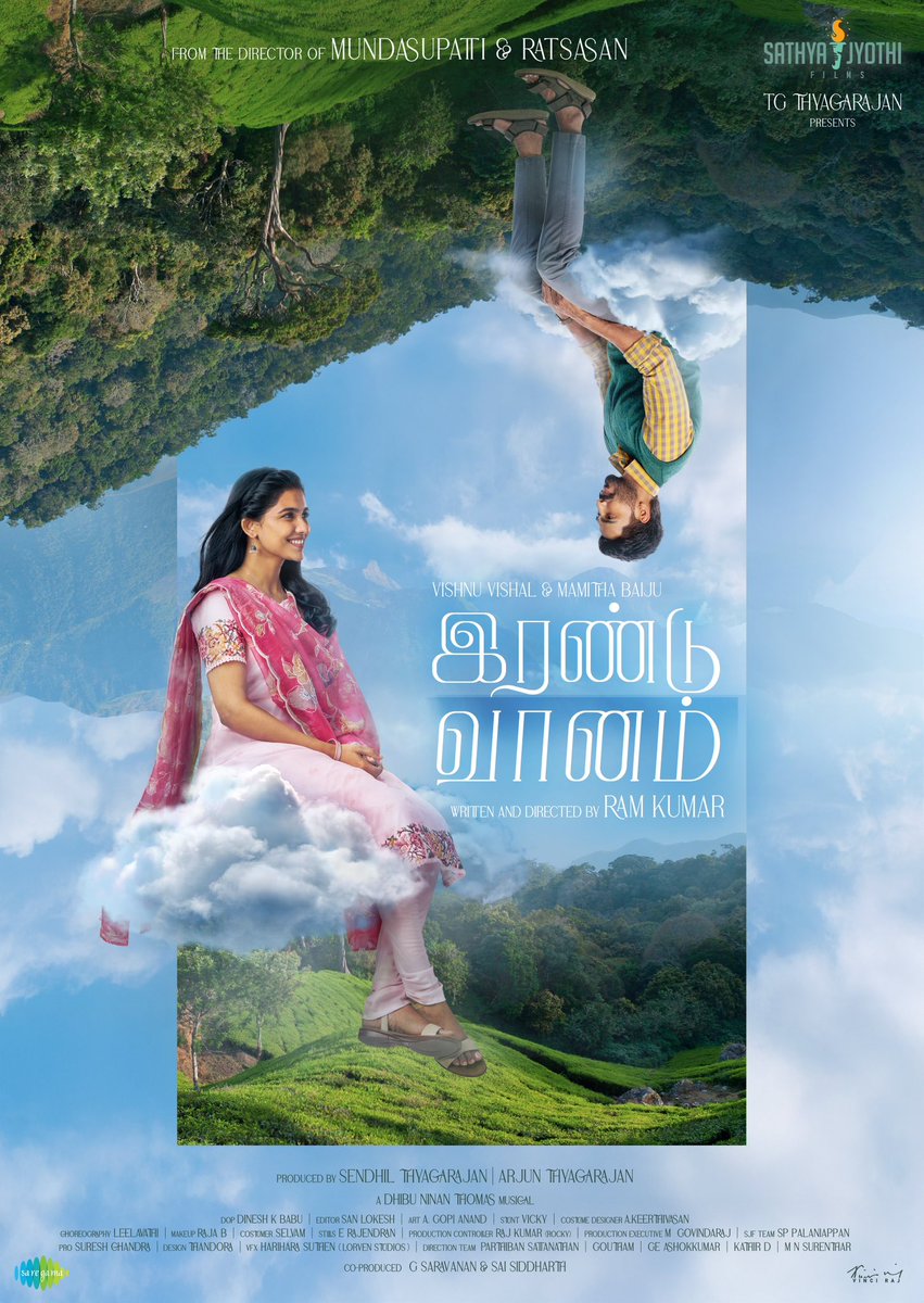 Mamitha Baiju (@_mamithabaiju) on Twitter photo Excited to present you all #IranduVaanam✨🩵
A Dhibu Ninan Thomas Musical 🎶
<a href="/vishnuvishal/">vishnu kumar</a> <a href="/dir_ramkumar/">Director Ramkumar</a> <a href="/dhibuofficial/">DHIBU NINAN THOMAS</a> <a href="/arjun1on/">Arjun Thyagarajan</a> @dinesh_k_babu @sanlokesh <a href="/artdirectorgopi/">Gopianand</a> <a href="/ParthiSnathan/">Parthiban Sattanathan</a> <a href="/sureshchandra/">suresh</a> <a href="/vinciraj/">vinciraj</a> @saregamasouth_ Excited to present you all #IranduVaanam✨🩵
A Dhibu Ninan Thomas Musical 🎶
<a href="/vishnuvishal/">vishnu kumar</a> <a href="/dir_ramkumar/">Director Ramkumar</a> <a href="/dhibuofficial/">DHIBU NINAN THOMAS</a> <a href="/arjun1on/">Arjun Thyagarajan</a> @dinesh_k_babu @sanlokesh <a href="/artdirectorgopi/">Gopianand</a> <a href="/ParthiSnathan/">Parthiban Sattanathan</a> <a href="/sureshchandra/">suresh</a> <a href="/vinciraj/">vinciraj</a> @saregamasouth_