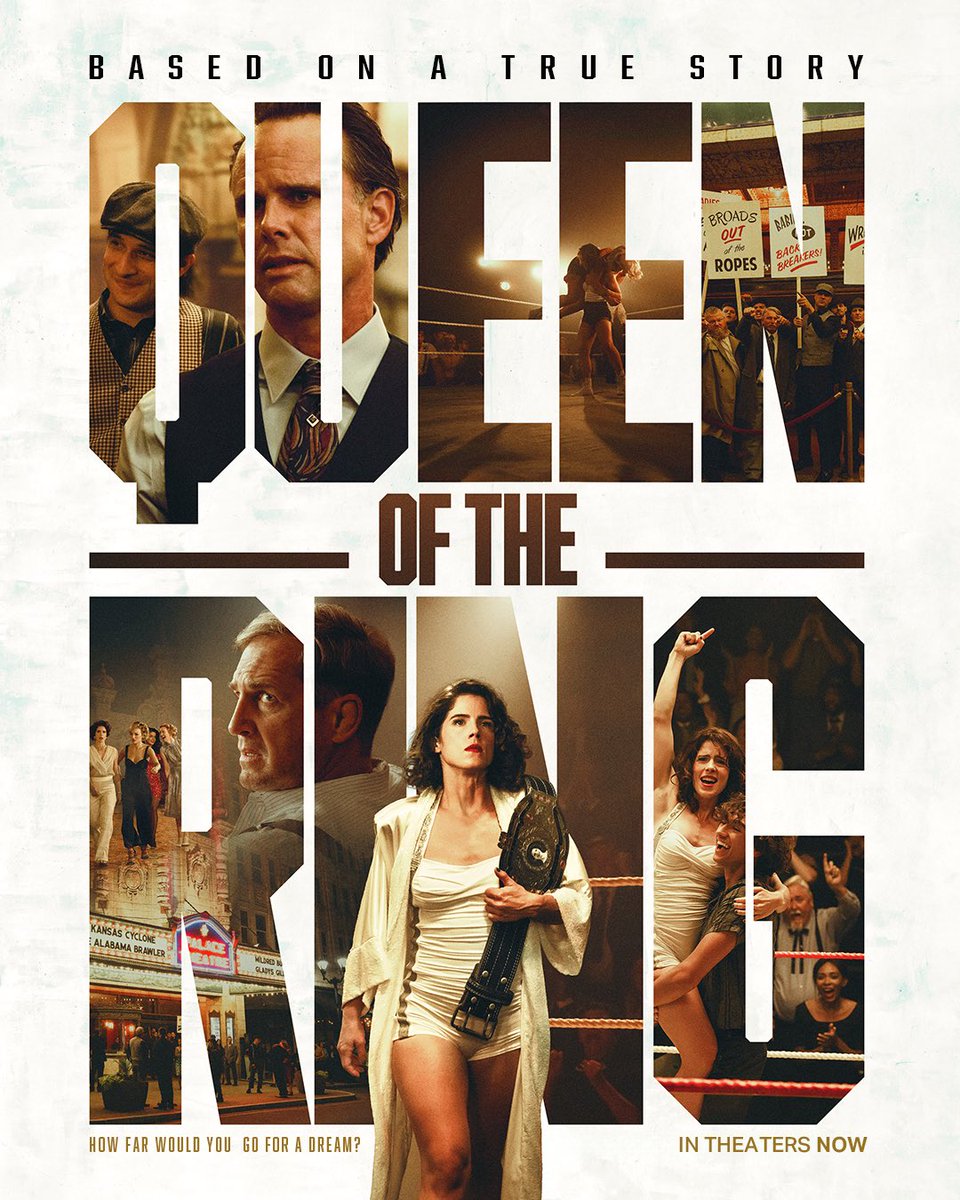 Queen of the Ring might leave your local theater after this weekend, this could be your last chance to see it on the big screen. Head to queenofthering.movie for tickets!