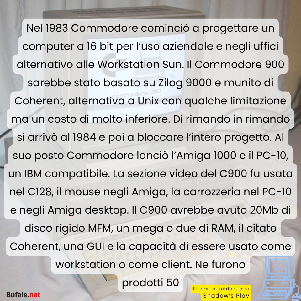 filogicoX's tweet photo. Su #shadowsplay parliamo del #Commodore900, prototipo di un #commodore a 16 bit sconfitto prima di nascere dall'#Amiga
Per dettagli: https://t.co/mtApcmCFGp https://t.co/TgHMbEAprv
