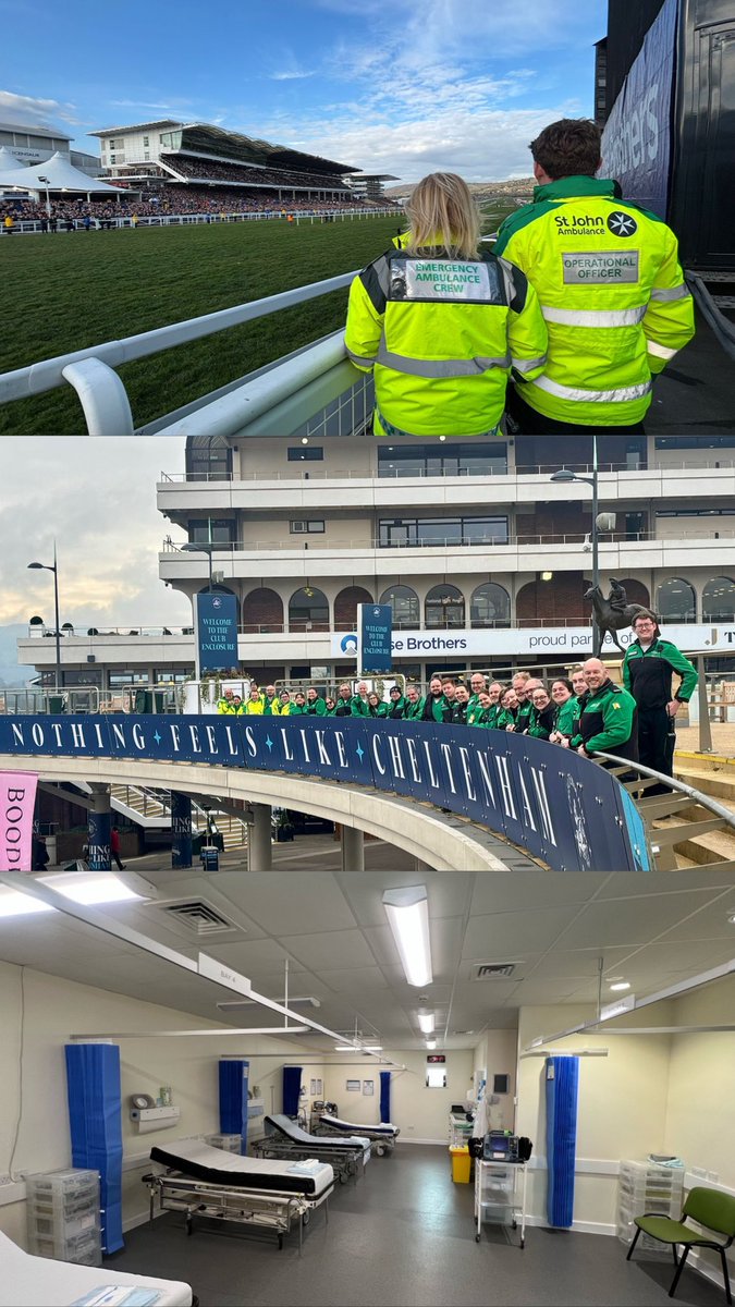 Great week at Cheltenham races. Amazing work by the team literally saving lives. So proud of all of volunteers. Now in Cardiff watching the rugby, hopefully catch up with some of the <a href="/SJACymru/">St John Ambulance Cymru</a> team there. <a href="/999jim/">Jim Stokes</a> <a href="/stjohnambulance/">St John Ambulance England</a>