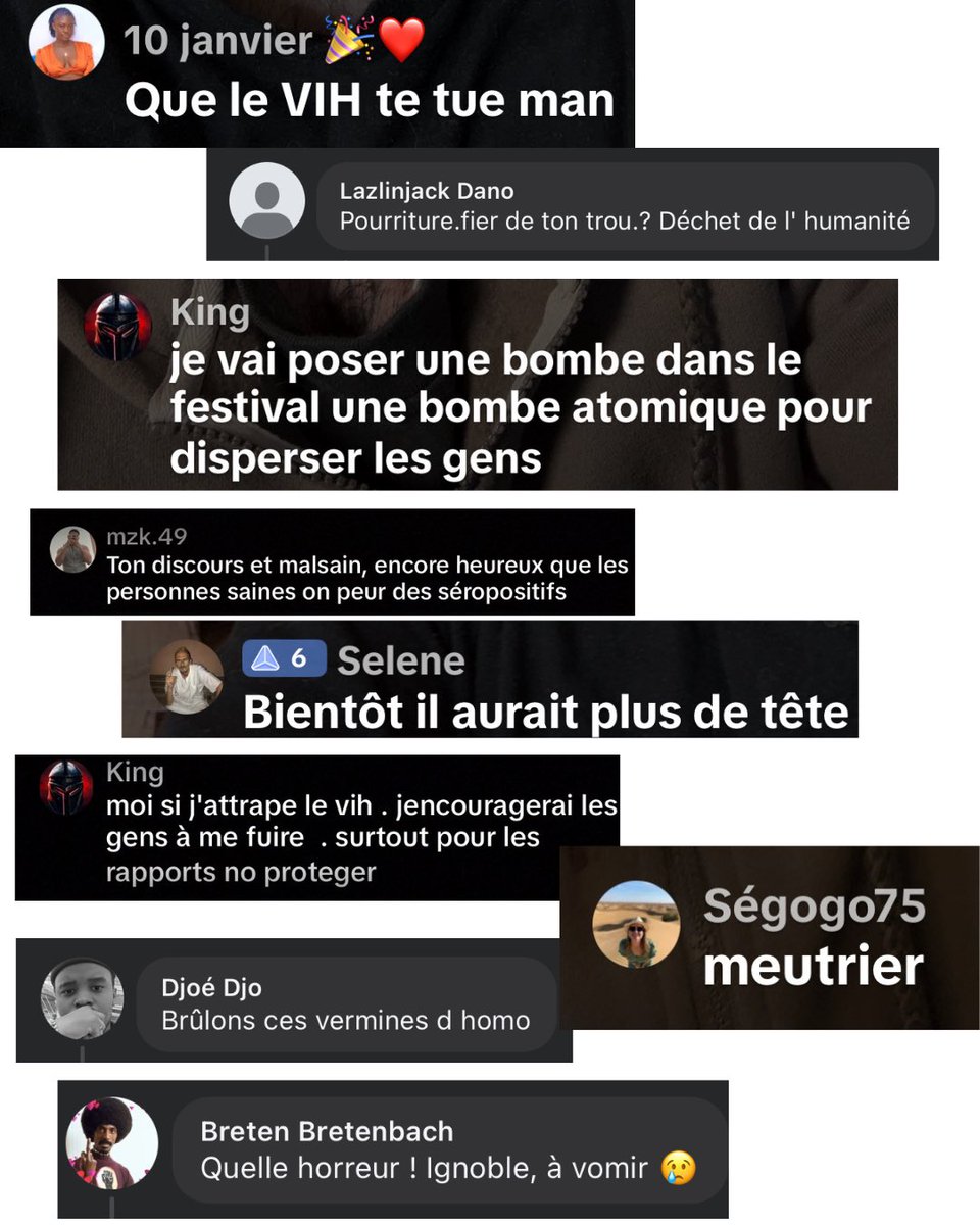 Supersero (@supersero2) on Twitter photo Ceci est mon quotidien.
Jâai reçu ces commentaires en 24h. đ
đą Je vais les imprimer sur un mur gĂ©ant au Positif Festival pour que tout le monde voie la rĂ©alitĂ© de la sĂ©rophobie.
đ„ Aidez-moi Ă rendre ce projet possible ! đ„
đ Partagez la cagnotte. đ
leetchi.com/fr/c/soutenez-⊠Ceci est mon quotidien.
Jâai reçu ces commentaires en 24h. đ
đą Je vais les imprimer sur un mur gĂ©ant au Positif Festival pour que tout le monde voie la rĂ©alitĂ© de la sĂ©rophobie.
đ„ Aidez-moi Ă rendre ce projet possible ! đ„
đ Partagez la cagnotte. đ
leetchi.com/fr/c/soutenez-âŠ