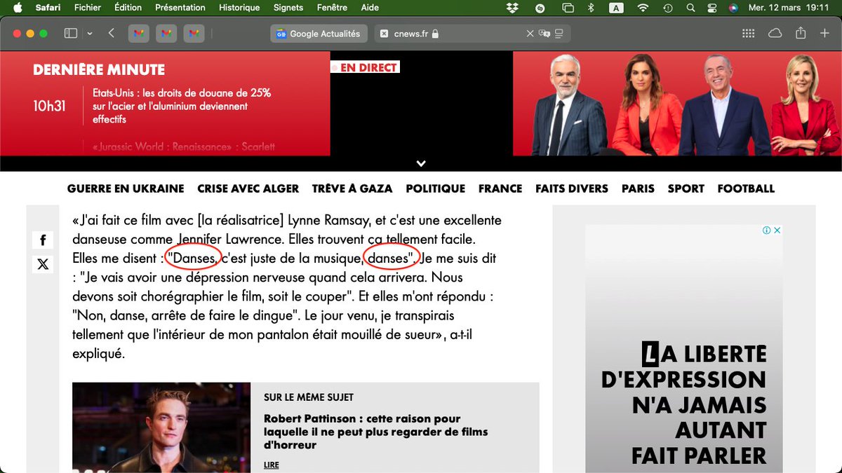 rudyversity's tweet image. 🇫🇷 フランス語で「danser」（踊る）の「impératif」（命令法）は「Danse !」（「s」なし）となります。
テレビのジャーナリストでもスペルミスをすることがあるので、間違えても気にしすぎない方がいいですよ😉