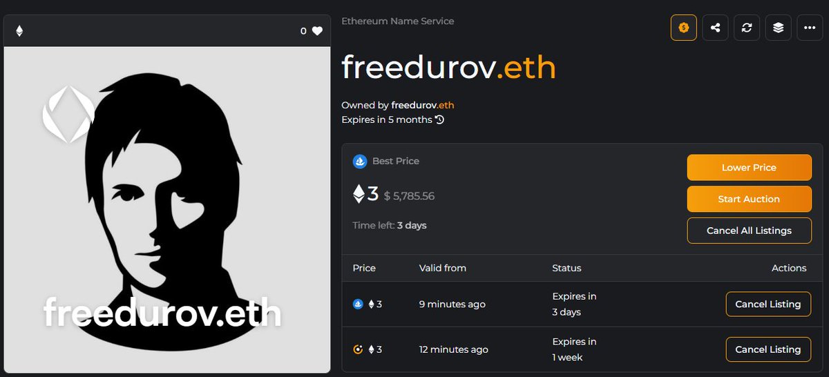 Pavel Durov (<a href="/durov/">Pavel Durov</a>) was released to Dubai!
Meanwhile, TON began to grow. And interest in the domain name of the freedurov.eth is growing!

#freedurov #ton <a href="/ton_blockchain/">TON 💎</a> #telegram