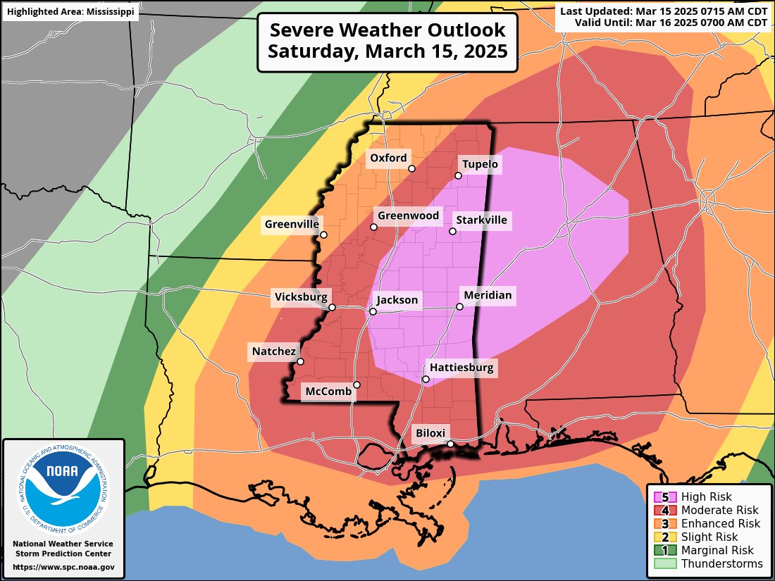 DavidWolter1's tweet image. The weather has already been rough enough, and it is only going to get worse across Mississippi and Alabama today.  #HighRisk
