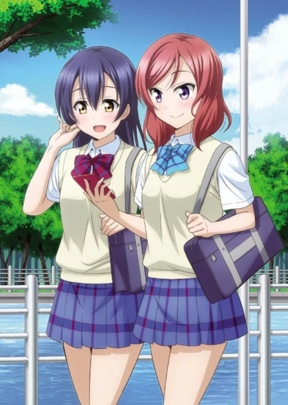 DailyMaki's tweet photo. Daily Maki! ❤💙Happy Birthday to Umi!~ https://t.co/8FWQQLtQ0R