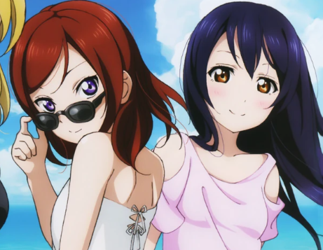DailyMaki's tweet photo. Daily Maki! ❤💙Happy Birthday to Umi!~ https://t.co/8FWQQLtQ0R