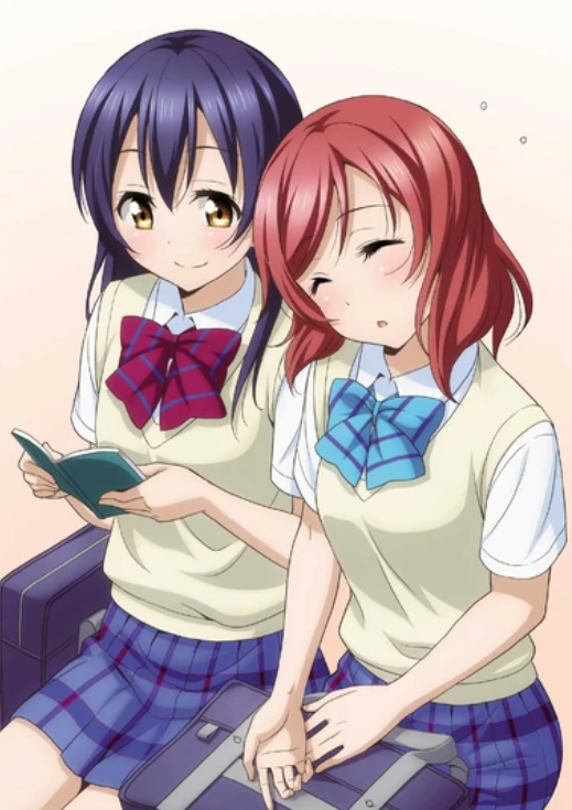 DailyMaki's tweet photo. Daily Maki! ❤💙Happy Birthday to Umi!~ https://t.co/8FWQQLtQ0R