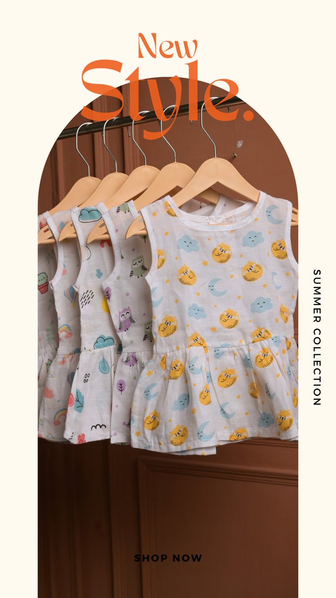 Coconestkids's tweet photo. ☀️ SUMMER COLLECTION ☀️ 

Introducing Coconest Kids Muslin Frocks
✅ Breathable Fabric
✅ Lightweight Fabric 
✅ GOTS- certified 
 
Shop Now: https://t.co/JD0QIORbzf 

#MuslinFrocks #OrganicCotton #kidsfashion #Babyoutfit #coconestkids #coconestkidsclothing https://t.co/zEbZA2Zr21