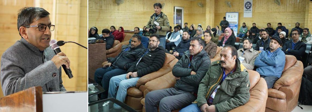 <a href="/csiriiim/">CSIR-IIIM</a> in collaboration with <a href="/minmsme/">Ministry of MSME</a> inaugurated a week long Advanced Entrepreneurship Skill Development Program today at the branch lab Srinagar. Dr OP Sharma, IFS, PCCF, J&amp;K (Retd.), graced the occasion as Chief Guest while Sh. Surinder Singh, DGM NABARD was the Guest of