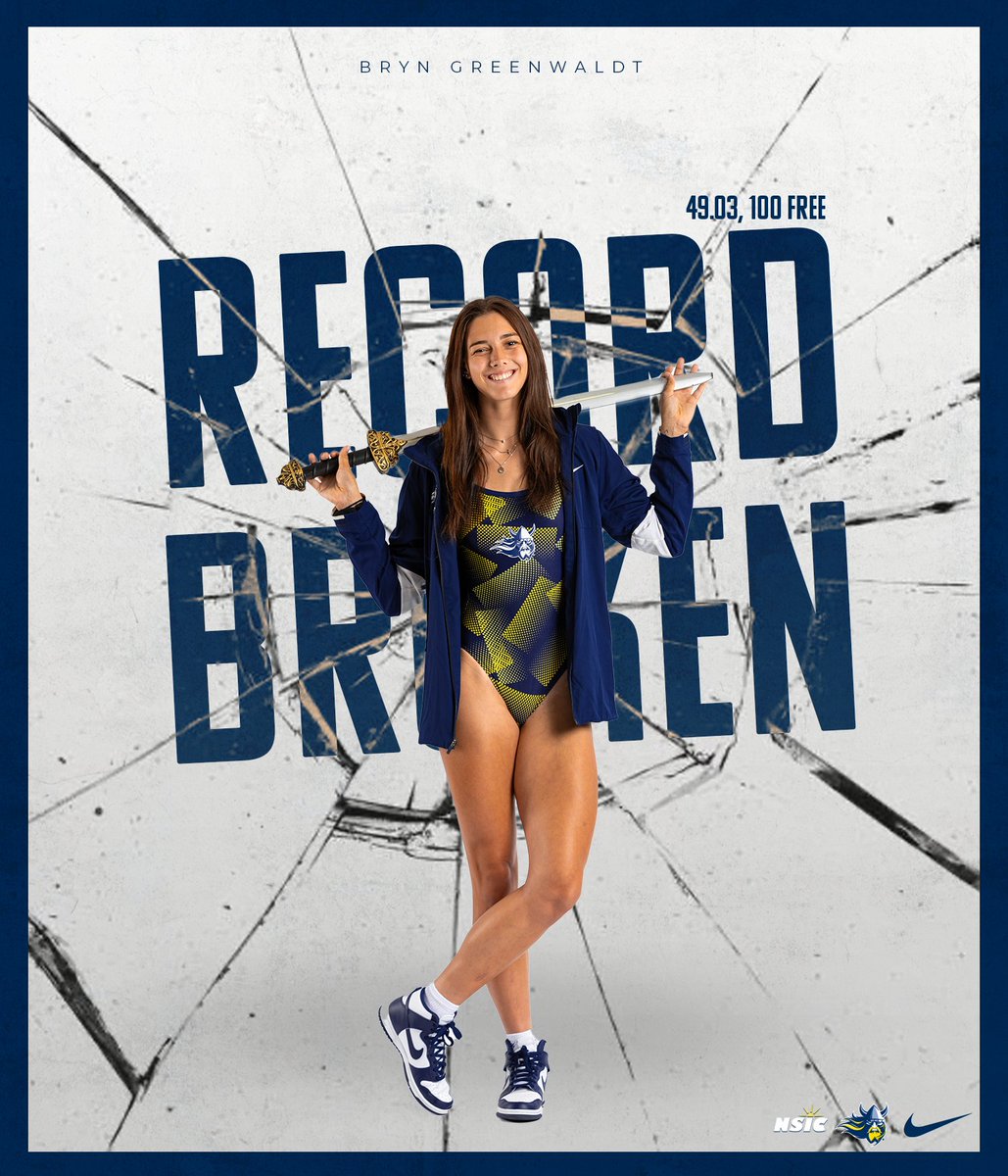 WHAT A START! 

Greenwaldt breaks her own program record after swimming the second fastest time in the 100 free prelim!

#BuildingChampions