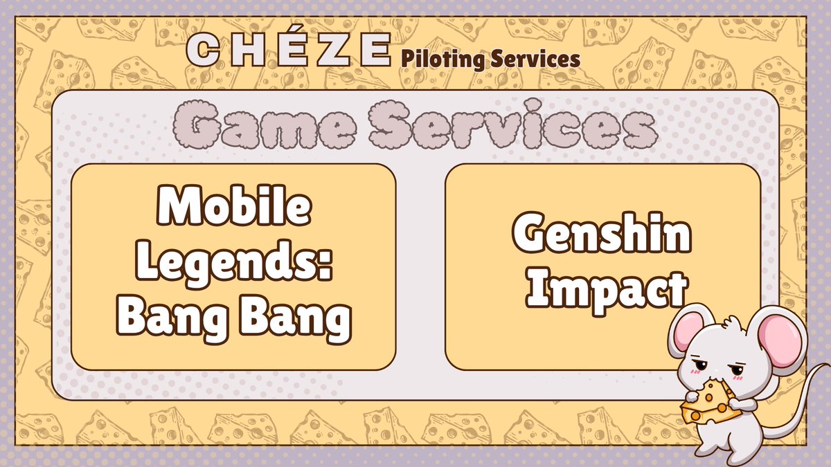 cheze_piloting's tweet photo. Chéze - Piloting Services offers two games to pilot ! 🐭 https://t.co/WCXl7zWTeO