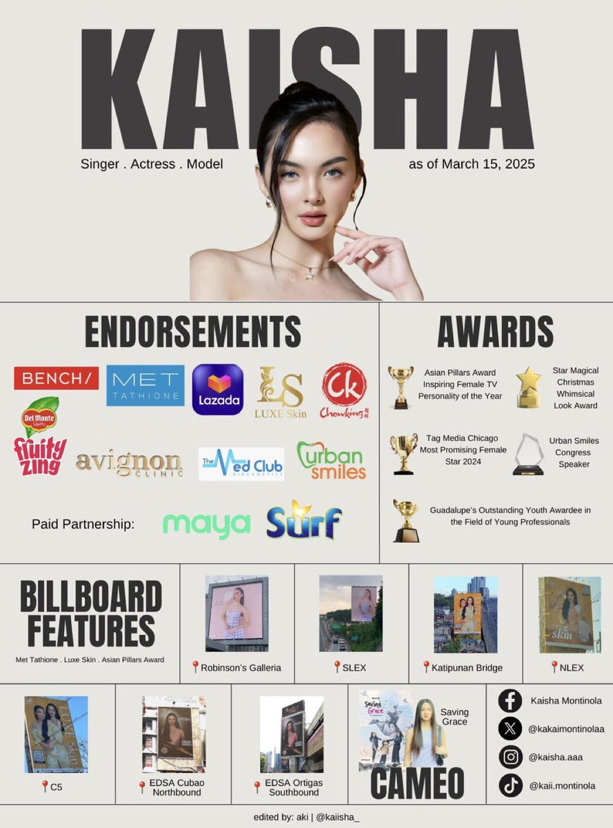 Hala?? May bago na naman endorsement si Kaisha!! Congrats Nakshie! Tuloy tuloy lang!!