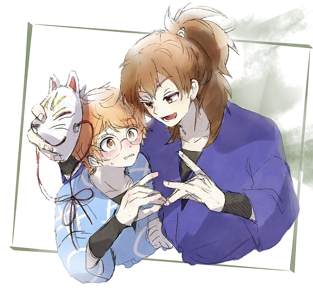 msmsokm's tweet photo. 鉢乱
「そんな顔するから、もっと意地悪したくなってしまうだろう？」 https://t.co/gyocWZGSXS