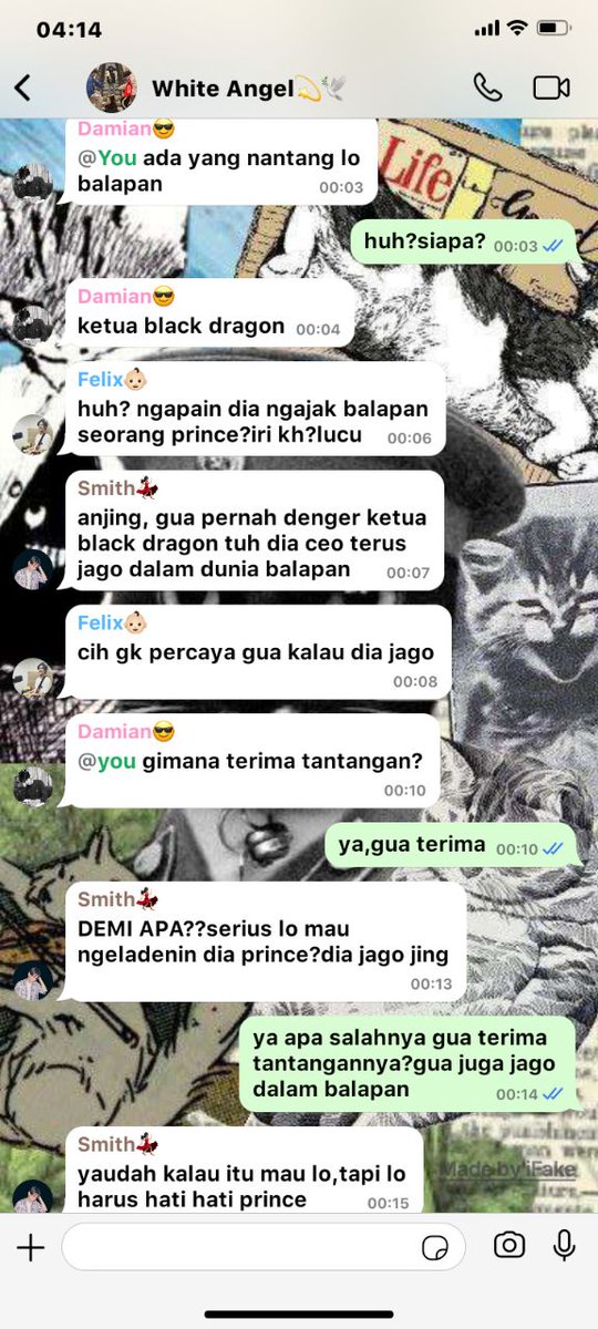 mput_not's tweet photo. pondphuwin AU

Married with enemy

"dua nama yang mengguncangkan dunia gang motor dijodohkan?!, apakah mereka akan saling mencintai atau tidak?!, faktanya sebelum mereka dijodohkan,kedua pemuda itu selalu saling beradu balapan layaknya pembalap handal" https://t.co/maoETMsOQJ