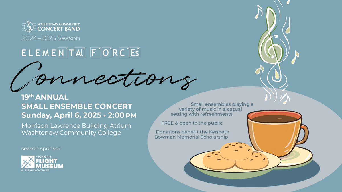 Come join us for our 19th Annual Small Ensemble Concert! We look forward to seeing you there! 🎶🎶