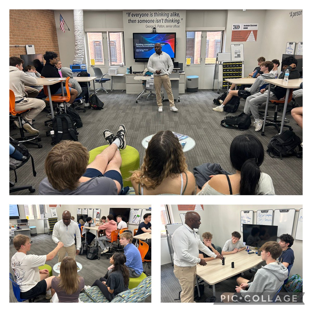 NolanNNHS's tweet image. Special thanks to Aleck Matambo, Senior Director @Google, for speaking with our @incubatoredu students on “How to Build a Competitive Advantage.” So many valuable insights as our students position their businesses for success! #Elevate203