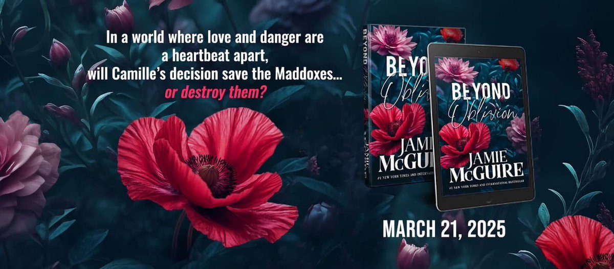 Lisa Twilighter (@twilightersdrm) on Twitter photo I can’t wait to read this book!! Beyond Oblivion the sequel to Beautiful Oblivion releases on 3.21.25!! 🌺🌺goodreads.com/book/show/2290… #BeyondOblivion #JamieMcGuire <a href="/theJamieMcGuire/">Jamie McGuire</a> #MaddoxBrothers #TrentonMaddox I can’t wait to read this book!! Beyond Oblivion the sequel to Beautiful Oblivion releases on 3.21.25!! 🌺🌺goodreads.com/book/show/2290… #BeyondOblivion #JamieMcGuire <a href="/theJamieMcGuire/">Jamie McGuire</a> #MaddoxBrothers #TrentonMaddox