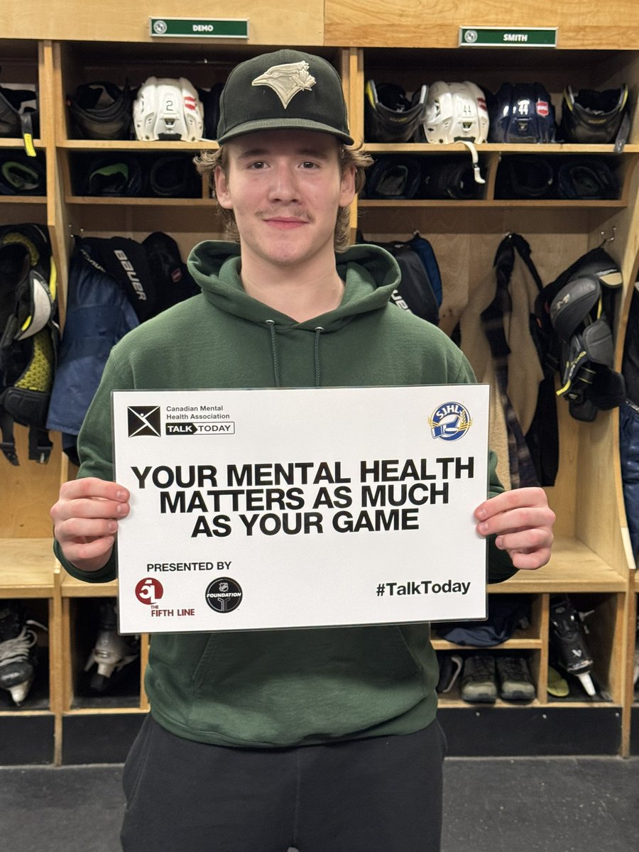 Our #mentalhealthchampions <a href="/KlippersHockey/">Iron Horse Kindersley Klippers</a> know why it’s important to be aware if someone on your team is struggling and in need of help.  Come out to  our Awareness Game Day tonight at 7:30 PM.  Shoutout to <a href="/impactenergyltd/">IMPACT ENERGY</a> for sponsoring our $300 Chuck-a-puck prize!