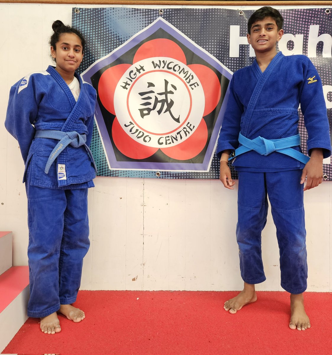 Well done Jasmin and Ashwin training with the Northern Home Counties region at High Wycombe Judo Club.