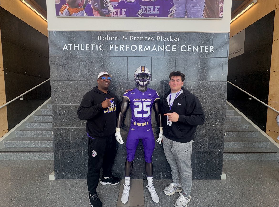 Angelo Pugliano (@angelodpugliano) on Twitter photo I had a great time at <a href="/JMUFootball/">JMU Football</a> yesterday, loved the energy! Thank you <a href="/Coach_DiMike/">Anthony DiMichele</a> <a href="/CoachSamDaniels/">Sam Daniels</a> <a href="/JMUFBRecruiting/">JMU Football Recruiting</a>
<a href="/PCC_FOOTBALL/">Central Catholic Football</a> <a href="/CoachLehmeier/">Ryan Lehmeier</a> I had a great time at <a href="/JMUFootball/">JMU Football</a> yesterday, loved the energy! Thank you <a href="/Coach_DiMike/">Anthony DiMichele</a> <a href="/CoachSamDaniels/">Sam Daniels</a> <a href="/JMUFBRecruiting/">JMU Football Recruiting</a>
<a href="/PCC_FOOTBALL/">Central Catholic Football</a> <a href="/CoachLehmeier/">Ryan Lehmeier</a>