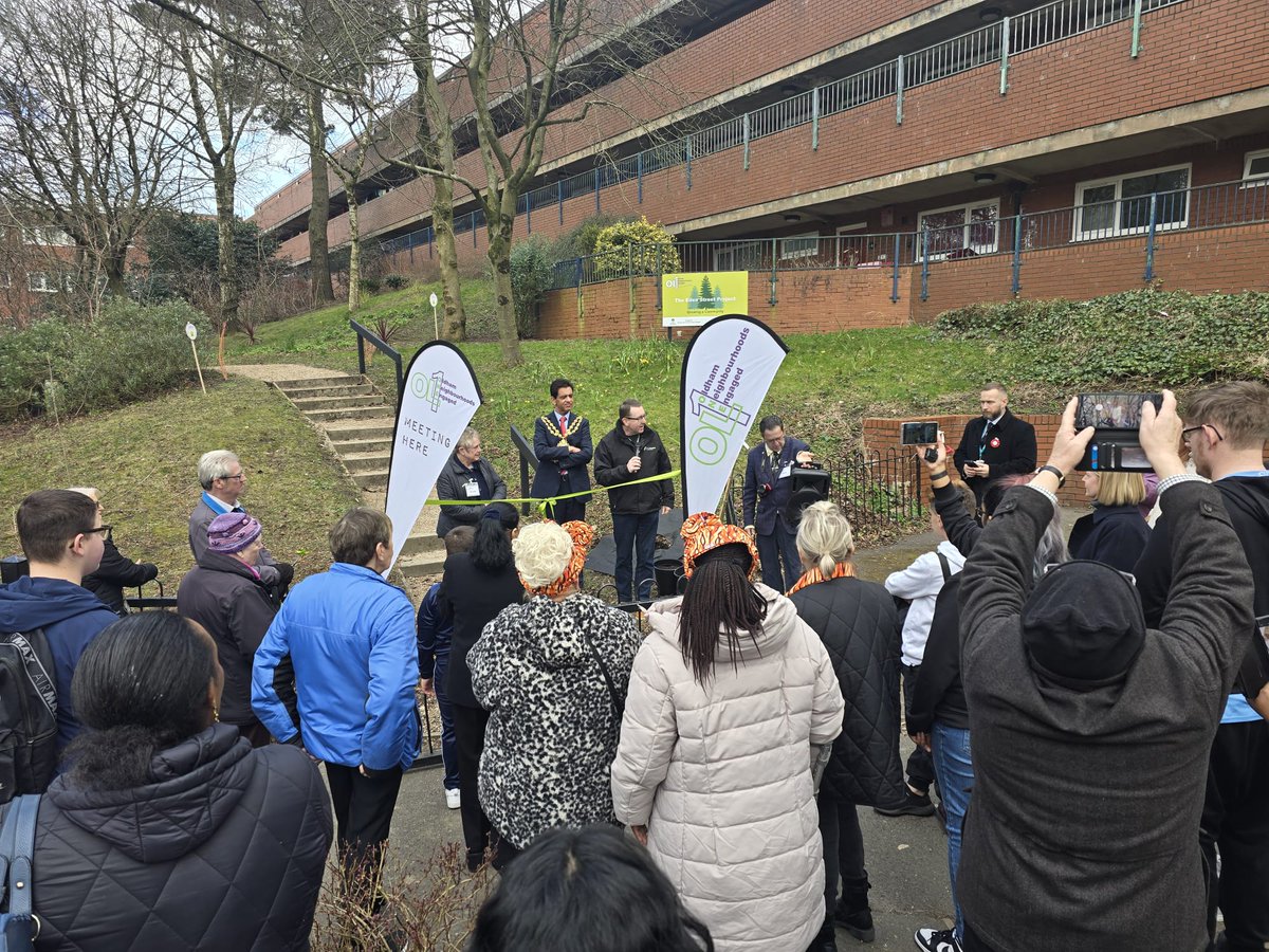 Today we're at OL1 Oldham for the launch of  the Eden Street Project.