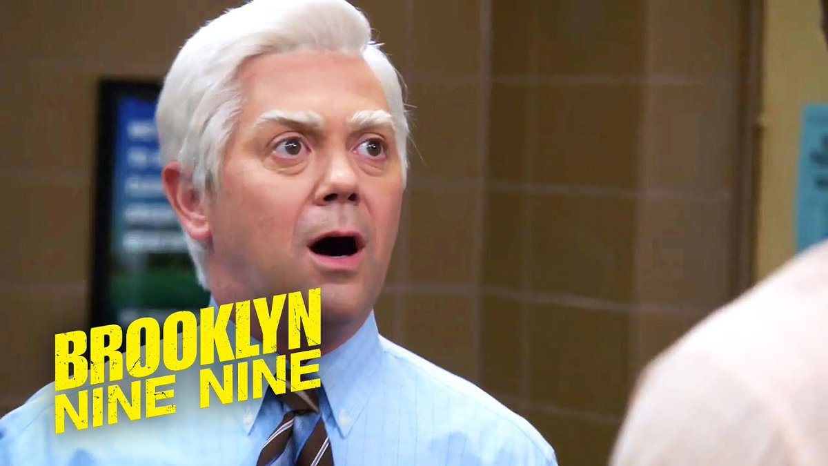 lekcindr's tweet photo. @SenWarren wow.  when did oz go full white hair?  he looks like charles boyle in the "Brooklyn Nine-Nine" episode "The Trial" (Season 4, Episode 10) https://t.co/DkAvUjRfyW