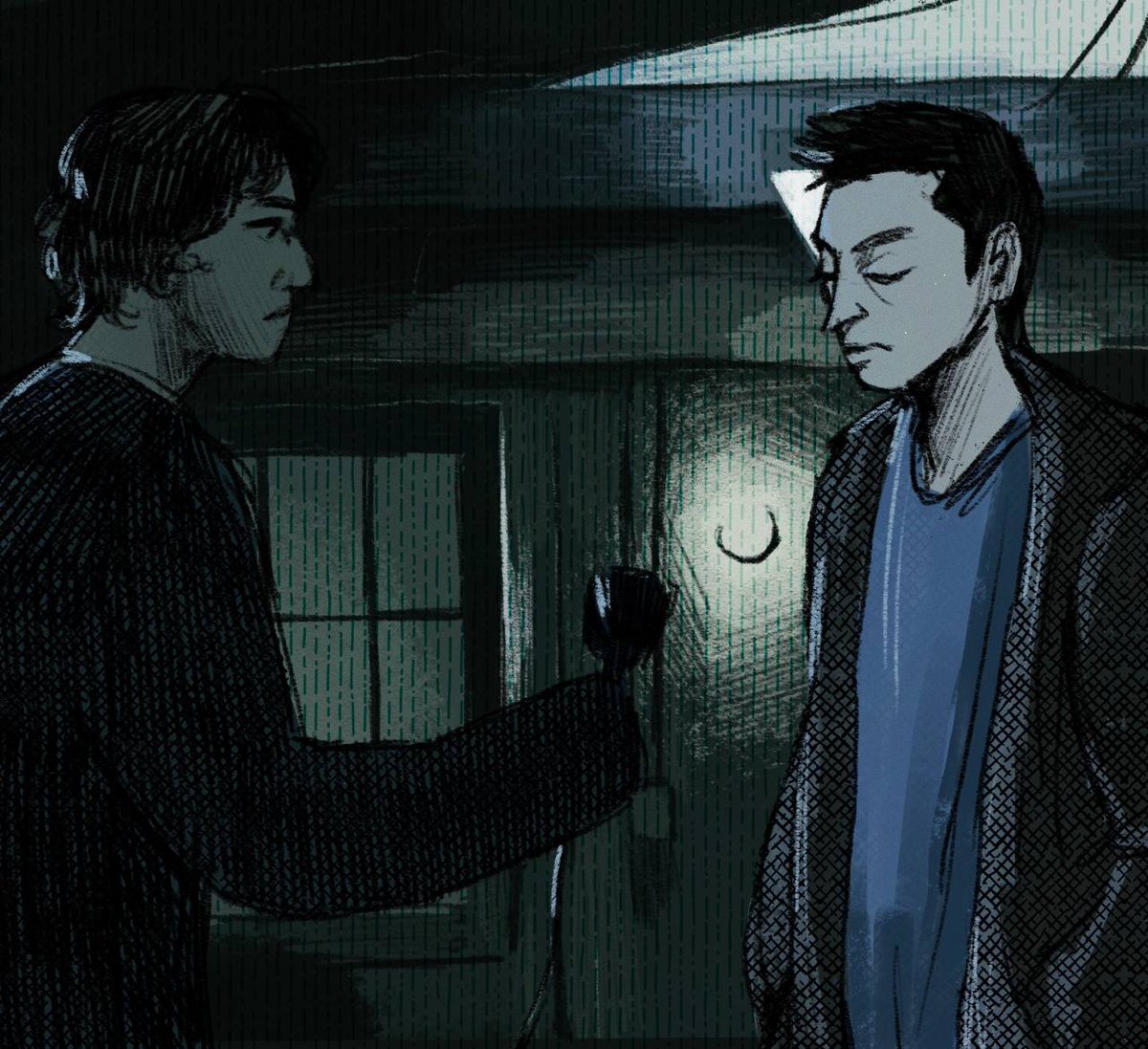 Ihatepumpkinpie's tweet photo. so. okay 
AHS au. okay?
#cliqueart #americanhorrorstory #joshler #twentyonepilots https://t.co/ux5tPkRj7X