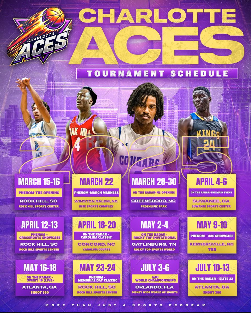 IG: BDahtTV (@bdaht) on Twitter photo Unsigned Senior Tour starts tonight in Rock Hill x <a href="/Phenom_Hoops/">Phenom Hoop Report</a> 🫱🏾🫲🏽 <a href="/IzayahMcLaughl1/">Izayah McLaughlin 👐🏽</a>
#CharlotteAces Unsigned Senior Tour starts tonight in Rock Hill x <a href="/Phenom_Hoops/">Phenom Hoop Report</a> 🫱🏾🫲🏽 <a href="/IzayahMcLaughl1/">Izayah McLaughlin 👐🏽</a>
#CharlotteAces