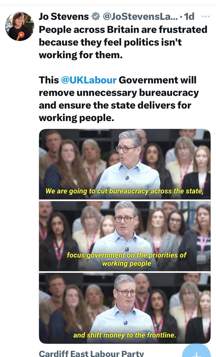But if you’re not working you can get to fuck
If you’re disabled or in poor health you’re ‘shielding’ those who are scamming the system so <a href="/UKLabour/">The Labour Party</a> will dehumanise and punish you. <a href="/UKLabour/">The Labour Party</a> hasn’t represented working people since Tony Bliar
#DisabilityBenefits #DisabilityRights