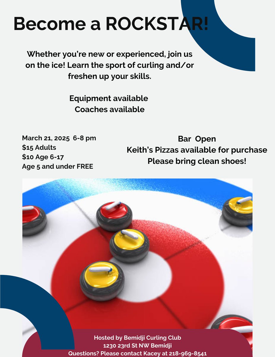 PaulBunyanComm's tweet image. Thinking about trying curling? 🥌 It’s a fun mix of skill, strategy, and teamwork—Grab a broom and give it a shot! #Curling #LearnToCurl #TrySomethingNew