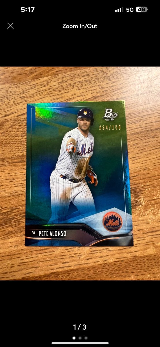 Deek_21's tweet photo. @westcards28 2021 Bowman Platinum Pete Alonso Blue /150 https://t.co/Mo02plV2OX