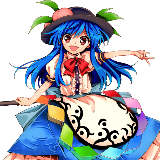 dailytouhous's tweet photo. The Touhou of the day is: Tenshi Hinanawi! https://t.co/mQkVZBpbip