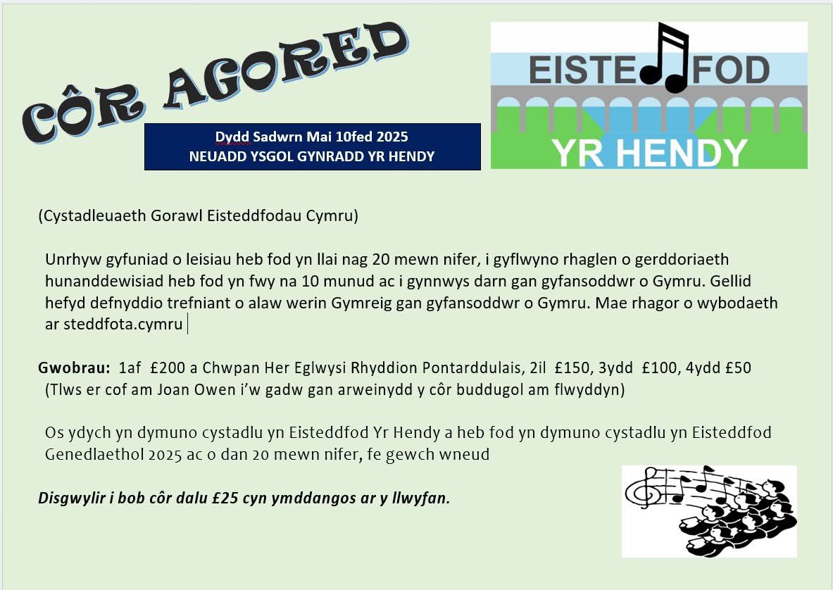 Eisteddfod Gadeiriol yr Hendy tweet media