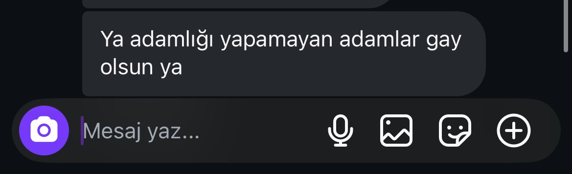bugün böyle bi mesaj aldım ✨