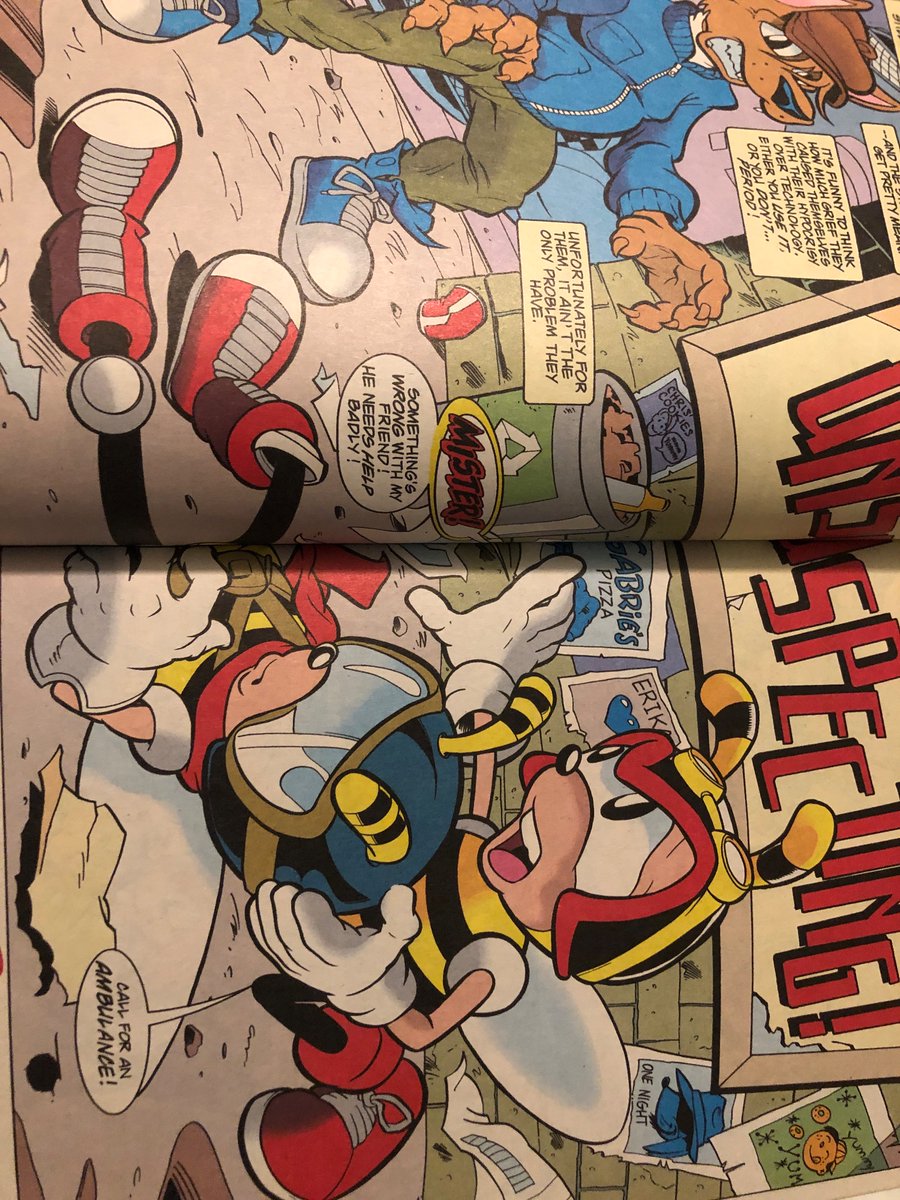 Mello_Bee_'s tweet photo. I have him….FINALLY!! I’m waiting for my other one but MELLOOOOO MELLO THE BEE 
#sonicarchiecomic 
#mellothebee
#SonicTheHedgehog https://t.co/EnYf6d7yu8