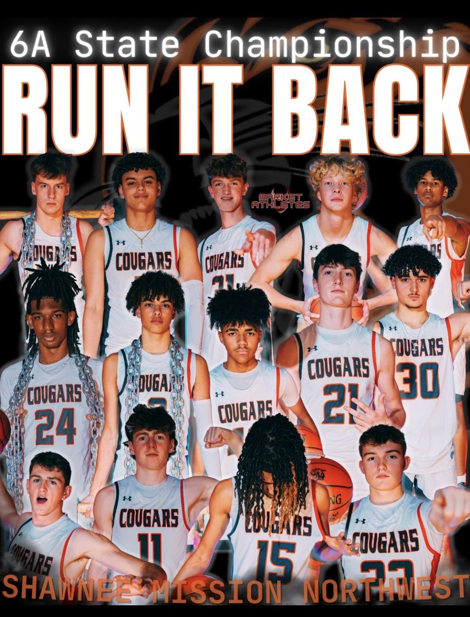 Final Game Day! Cougars will play in their second consecutive state championship game today!
📍Koch Arena Wichita, KS
⏰ 4pm
🆚 Olathe North