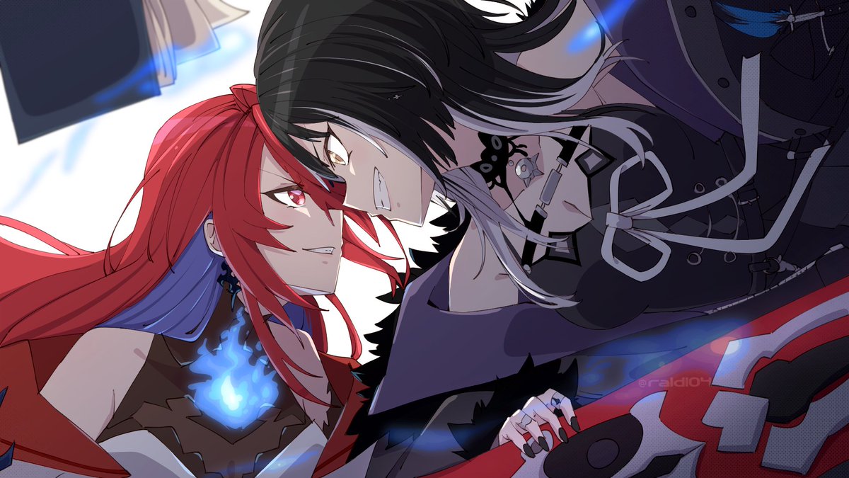 Rald104's tweet photo. Shiori v Elizabeth
#ShiorinSketch #BloodflameArt

.
Comms are open! DM me for inquiries.😊I'm also on Bsky now too https://t.co/jsvrFdNUz3 https://t.co/SxxByGpIQT