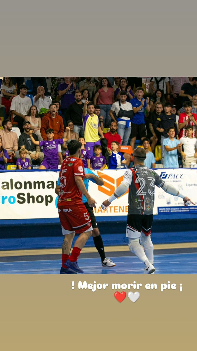 ¡ Mejor morir en pie! ❤️🤍