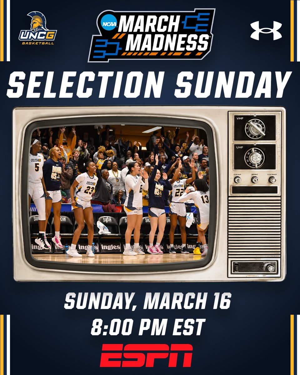 uncgwbb's tweet image. Tune in to Selection Sunday tomorrow night at 8:00 PM on ESPN to find out who the Spartans will be taking on first in the NCAA Tournament! 😎📺

#bettertogether #letsgoG