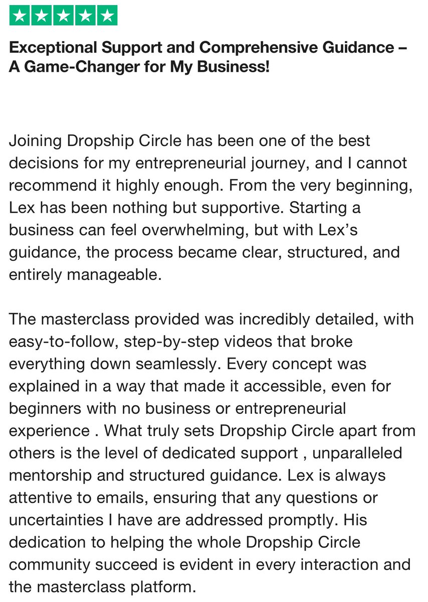 It isn’t a coincidence that a world class mentorship leads to life changing results…

All you simply have to do is make a choice.

Step into the arena, or watch others win.

High ticket dropshipping is the answer if you are currently on the sidelines in eCom.

Drop me a DM if