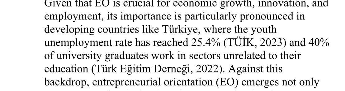 Yeni bir makale için giriş yazıyorum. Türkiye’deki gençlerin girişimcilik yönelimleri , kişilik ve psikolojik ve sosyal sermayenin etkisi üzerine. Öğretmenlerin alakasız yerlerde çalışma oranları inanılmaz yüksek Sayın <a href="/Yusuf__Tekin/">Yusuf Tekin</a> bakanım bu ciddi bir sorun.