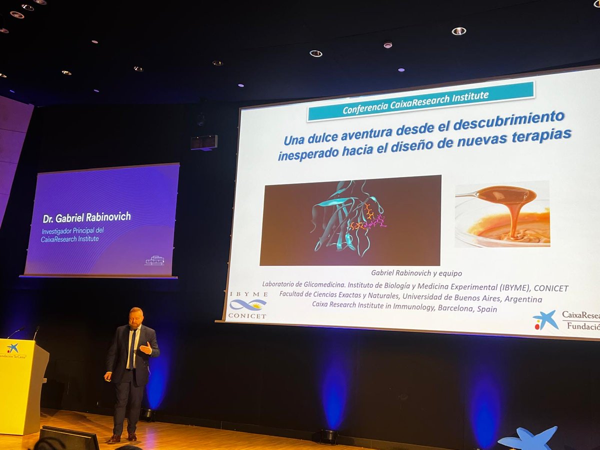 Gabriel Rabinovich (@gabyrabi) on Twitter photo I am deeply honored and grateful for the invitation to deliver the inaugural lecture at the <a href="/CaixaResearch/">CaixaResearch</a> Institute- an emerging hub of immunology in the heart of beautiful Barcelona. I look forward to contributing to its mission for the benefit of science and society. I am deeply honored and grateful for the invitation to deliver the inaugural lecture at the <a href="/CaixaResearch/">CaixaResearch</a> Institute- an emerging hub of immunology in the heart of beautiful Barcelona. I look forward to contributing to its mission for the benefit of science and society.