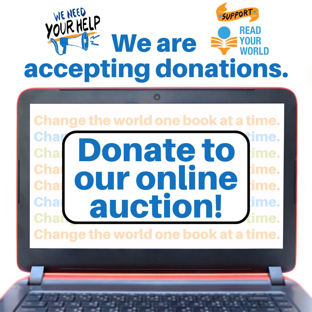 pragmaticmom's tweet image. Please donate to Read Your World's Online Auction! - Pragmatic Mom buff.ly/IG2rB7a via @pragmaticmom @MCChildsBookDay #ReadYourWorld #authors #illustrators #KidLit #auction