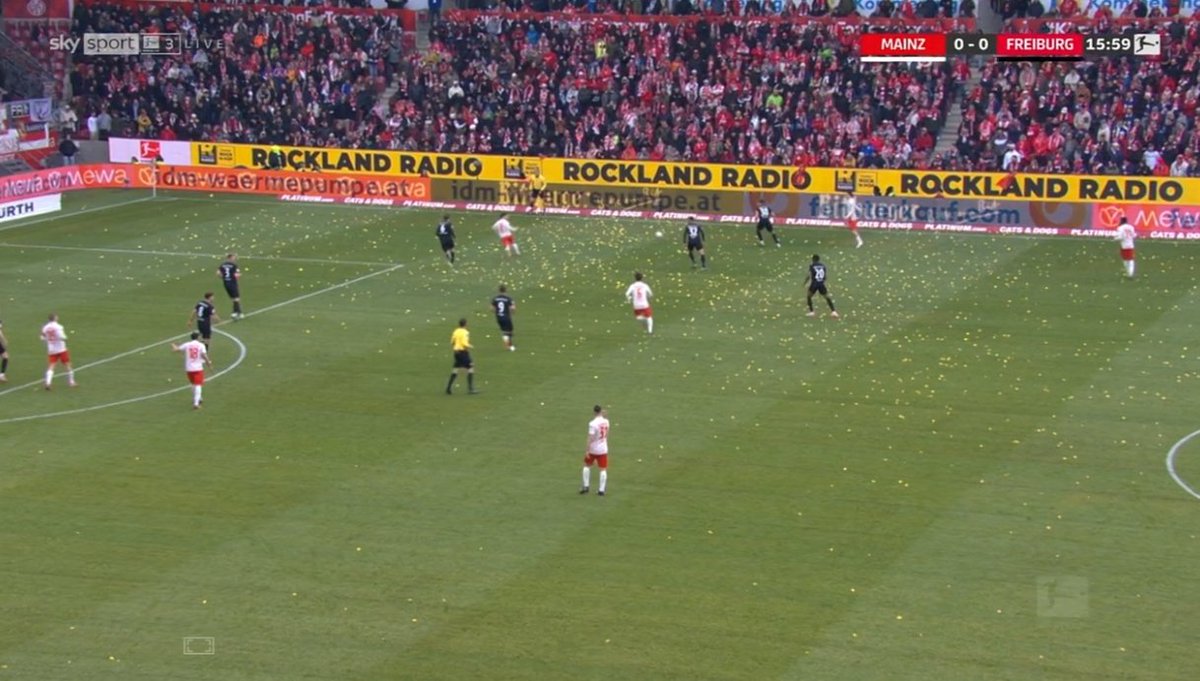 Les papelitos sur le terrain, les chants sur l'air de "dale, dale, dale, dale Boca...", et tout ça pour un Mayence-Fribourg.

Y'a pas à dire, niveau passion football l'Allemagne c'est l'Argentine de l'Europe.