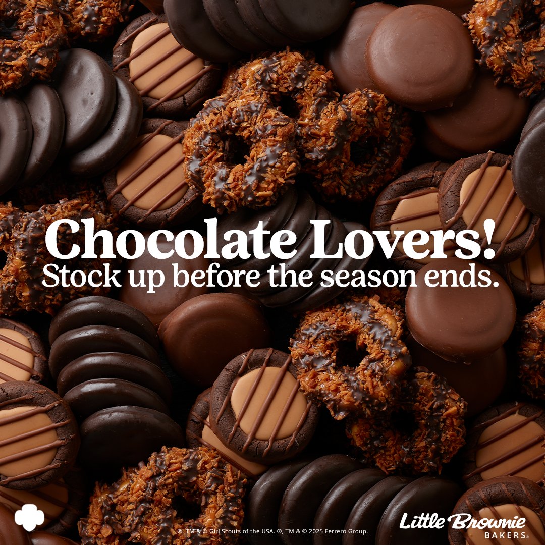 Girl Scout Cookies are here, but they won't last forever! ⏰ Satisfy your sweet tooth and support young entrepreneurs by ordering cookies online! 🌟 Simply visit girlscouts.info/cookies to place your order today. 

#SupportGirlScouts #GirlScoutCookieSeason #OrderOnline