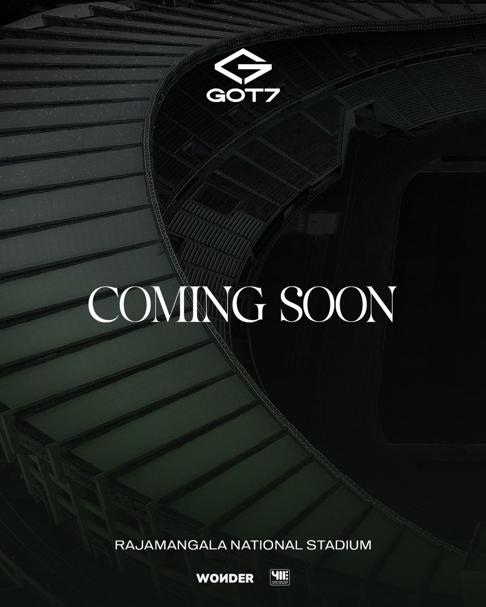 2025 GOT7 CONCERT
COMING SOON🔜

아가새들의 목소리가 곧 라자망갈라 스타디움을 가득 채울 예정입니다 🏟️💚 커밍쑨!

더 많은 정보는 모든 411ent 소셜 미디어 채널에서 확인하세요. 
—
เสียงของอากาเซ่… กำลังจะดังก้องทั่วราชมังคลาฯ 🏟️💚 เร็วๆ นี้!

ติดตามรายละเอียดเพิ่มเติมได้ทุกช่องทาง