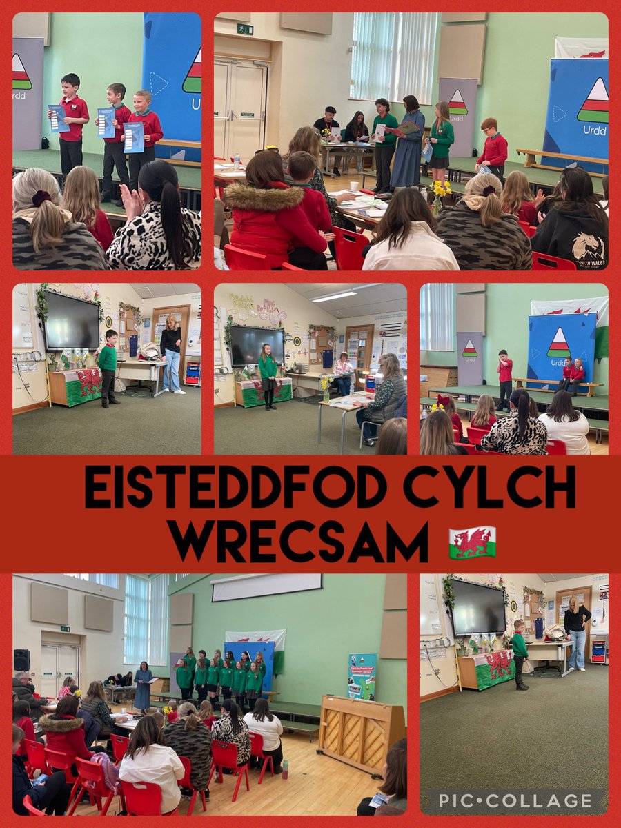 Llongyfarchiadau mawr i bawb oedd yn cystadlu yn yr Eisteddfod Cylch heddiw ym Mro Alun! Mae pawb wedi gweithio’n hynod o galed ac wedi cynrychioli’r ysgol yn wych. Rydym yn falch iawn o bawb 🏴󠁧󠁢󠁷󠁬󠁳󠁿❤️🏅
<a href="/URDDFFAW/">Urdd Fflint a Wrecsam</a> 
Diolch hefyd i’r PTA am weithio’n mor galed yn codi pres 🫶
<a href="/BroCrha/">CRhA Ysgol Bro Alun PTA</a>