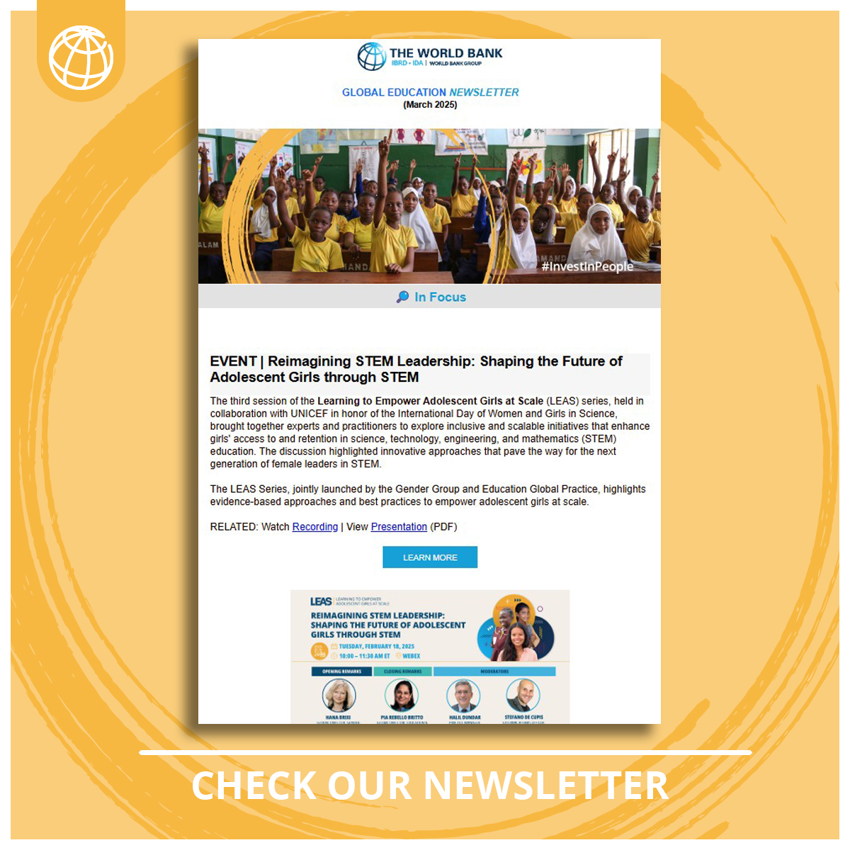 World Bank Education & Skills tweet media