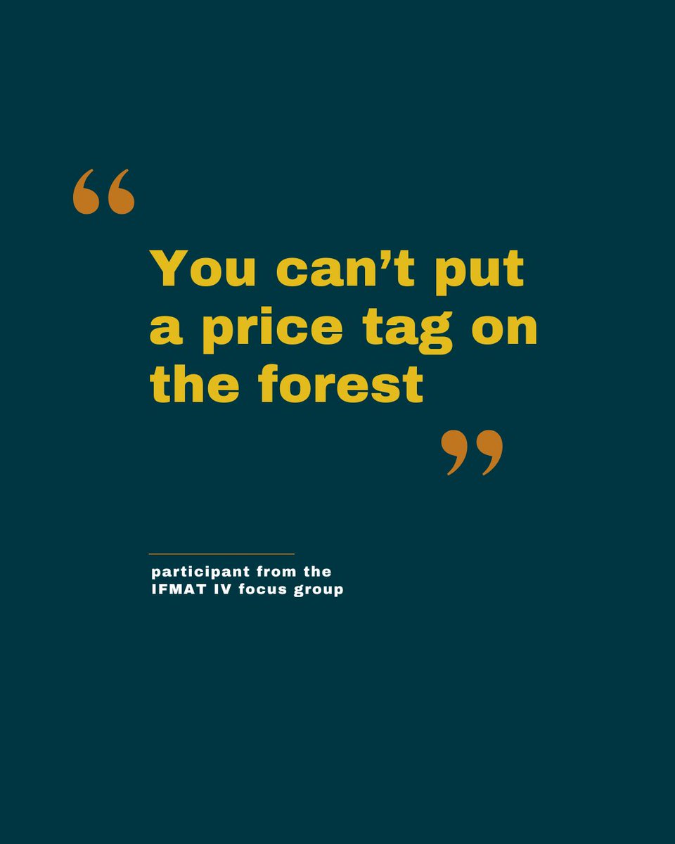 Intertribal_TC's tweet image. “You can’t put a price tag on the forest” — IFMAT IV Focus Group Participant. Explore tribal forest management further in the StoryMap, 'Breaking Point: The State of Tribal Forestry Today.' Visit the StoryMap: arcg.is/0fn985  #IFMATIV