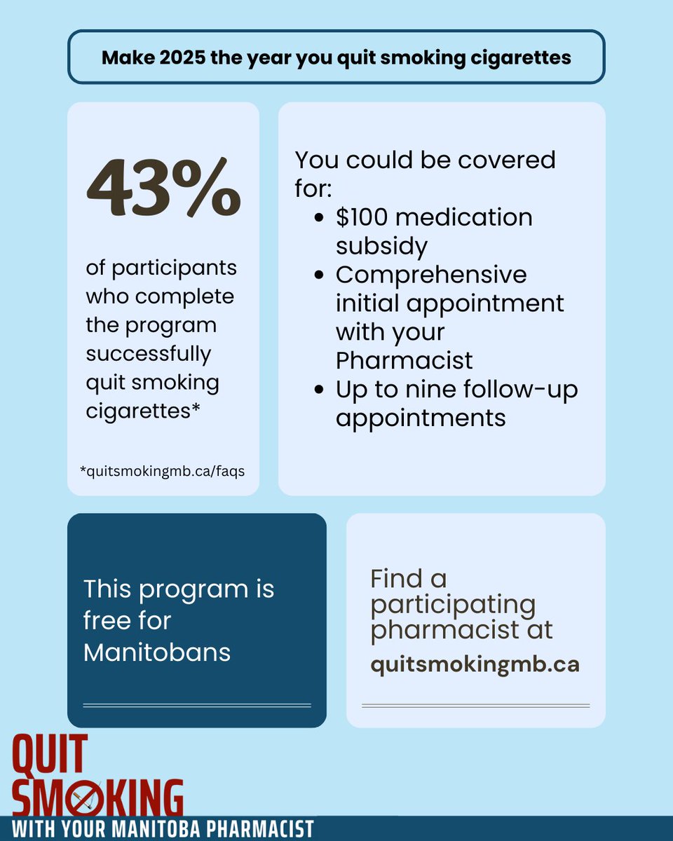 Quit Smoking With Your Manitoba Pharmacist tweet media